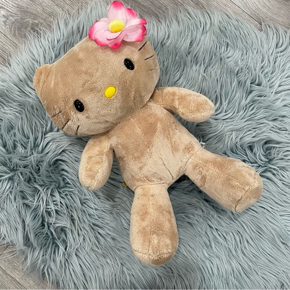 BUILD A BEAR | HELLO KITTY tropical sunkissed tan w/original bow - 07’ release - Picture 3 of 16